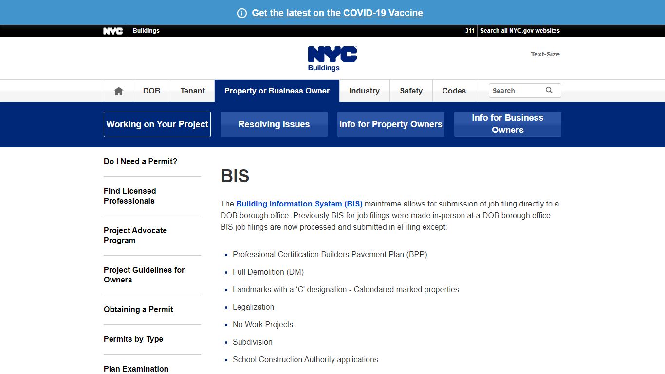 BIS - Buildings - New York City