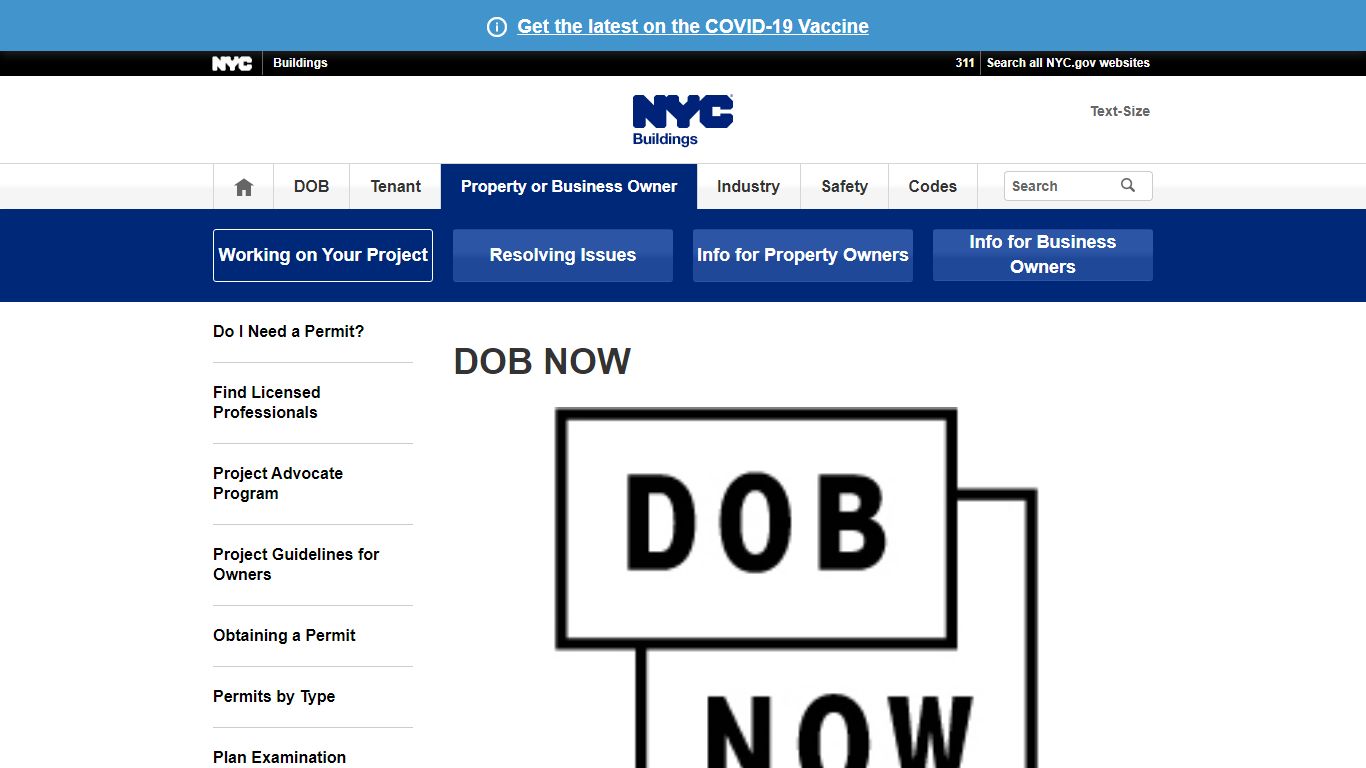 DOB NOW - Buildings - New York City